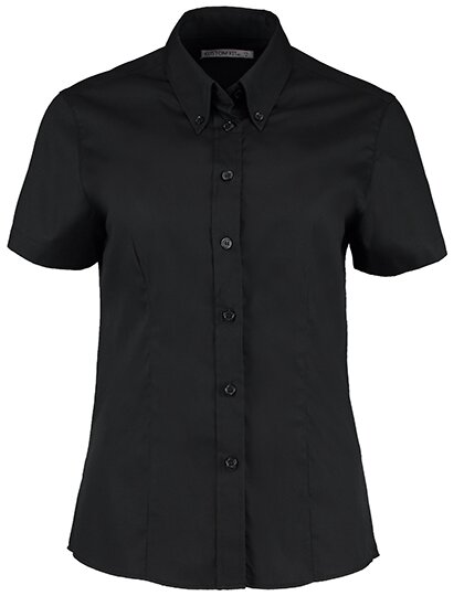 Women`s Tailored Fit Corporate Oxford Shirt Short Sleeve