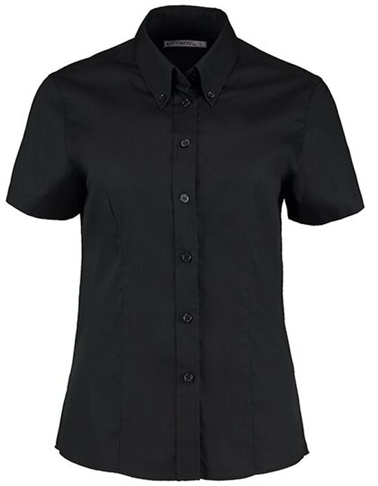 Women`s Tailored Fit Corporate Oxford Shirt Short Sleeve