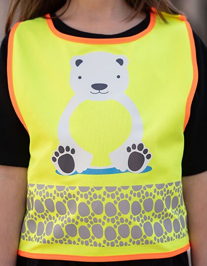KX119K Korntex Children's Safety Vest Funtastic Wildlife CO² Neutral