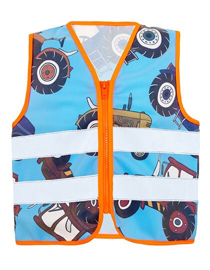 KX125K Korntex Children´s Safety Vest Action Working Heroes CO² Neutral