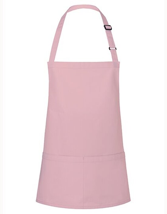 Kurze Latzschürze Basic mit Schnalle und Tasche