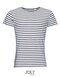 Men`s Round Neck Striped T-Shirt Miles