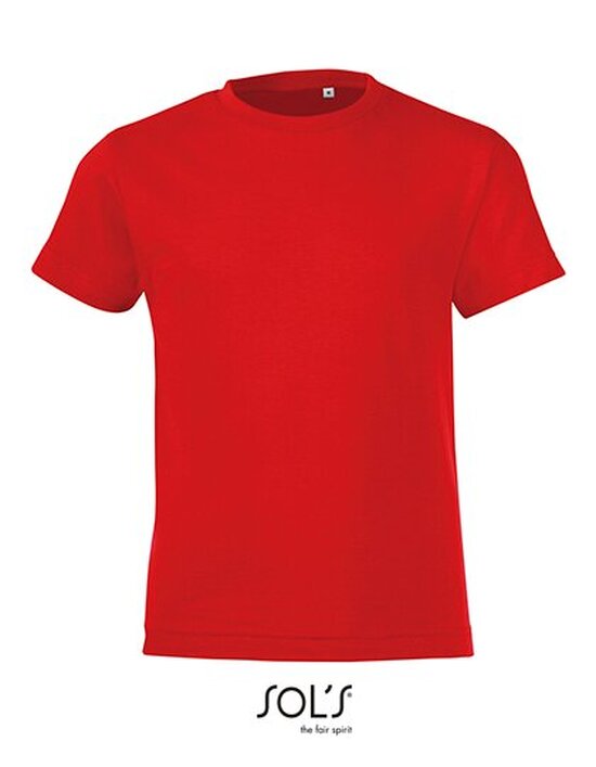 Kids` Round Collar T-Shirt Regent Fit