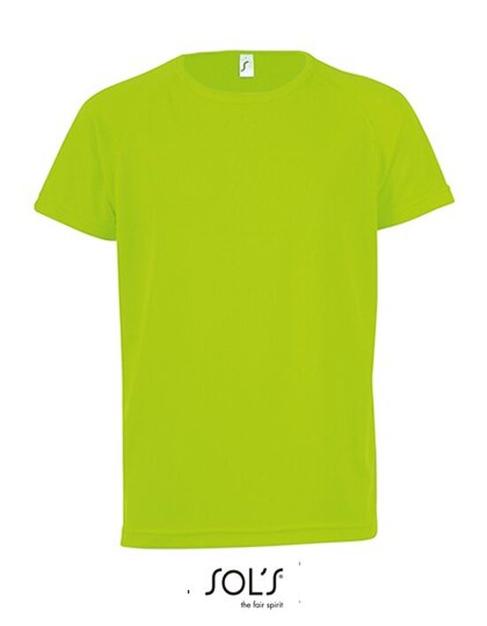 Kids` Raglan Sleeved T-Shirt Sporty