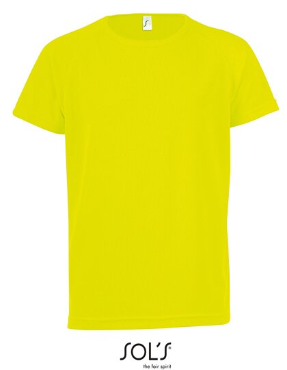 Kids` Raglan Sleeved T-Shirt Sporty