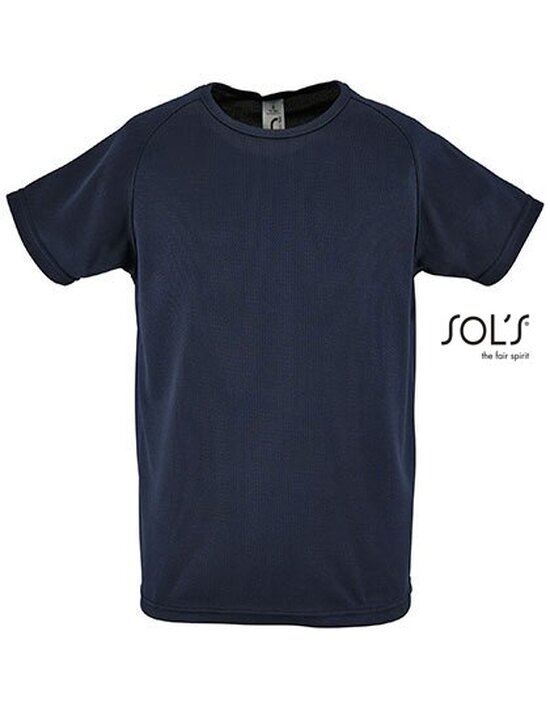 Kids` Raglan Sleeved T-Shirt Sporty