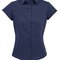 Ladies` Stretch-Blouse Excess Shortsleeve