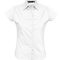 Ladies` Stretch-Blouse Excess Shortsleeve