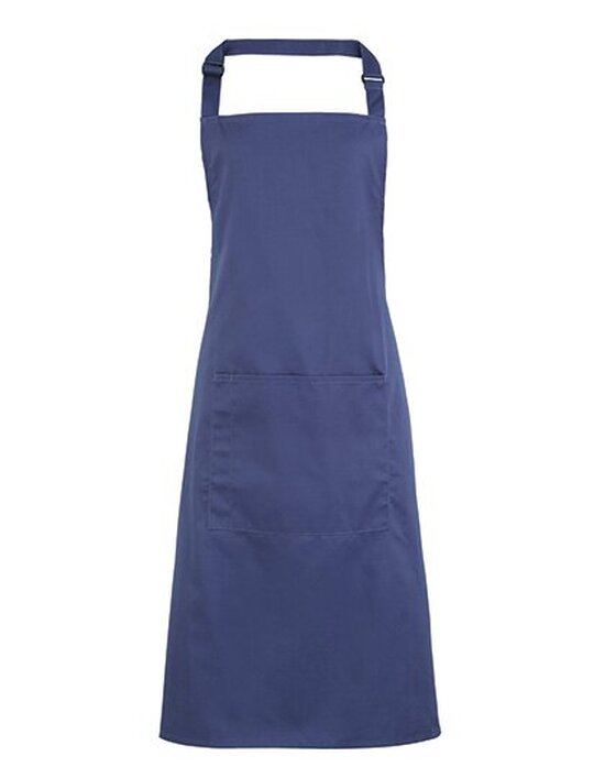 Colours Collection Bib Apron with Pocket