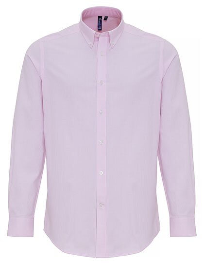 Mens Cotton Rich Oxford Stripes Shirt