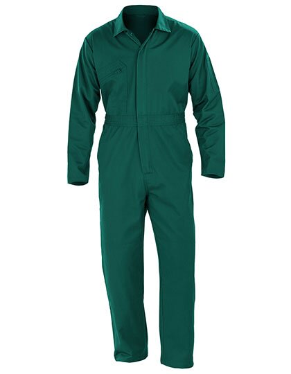 RT510 Recycled Action Overall With Zip Front