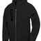 3-Layer Recycled Printable Hooded Casual Softshell Jacket