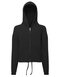 Kids Recycled Cropped Oversize Full-Zip Hoodie