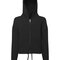 Kids Recycled Cropped Oversize Full-Zip Hoodie