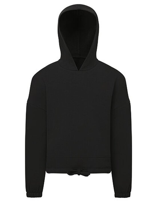 Kids Recycled Cropped Oversize Hoodie
