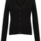 Ladies` Lightweight V-Neck Short Cardigan