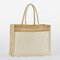 WM480 Westford Mill Cotton Pocket Natural Starched Jute Shopper