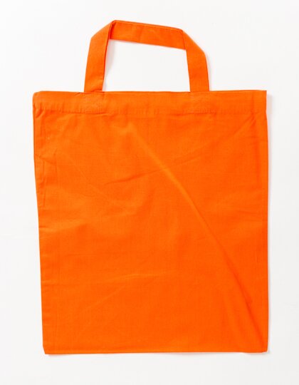 Baumwolltasche, kurze Henkel
