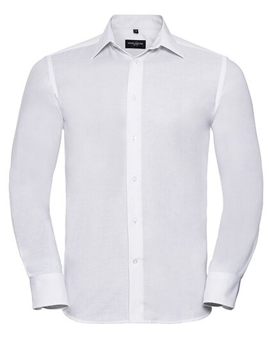 Men`s Long Sleeve Tailored Oxford Shirt