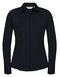 Ladies` Long Sleeve Fitted Polycotton Poplin Shirt