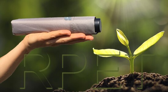 Taschenschirm Super Mini slim RPET