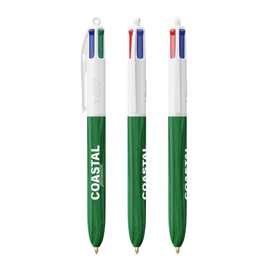 BIC® 4 Colours® Wood Style