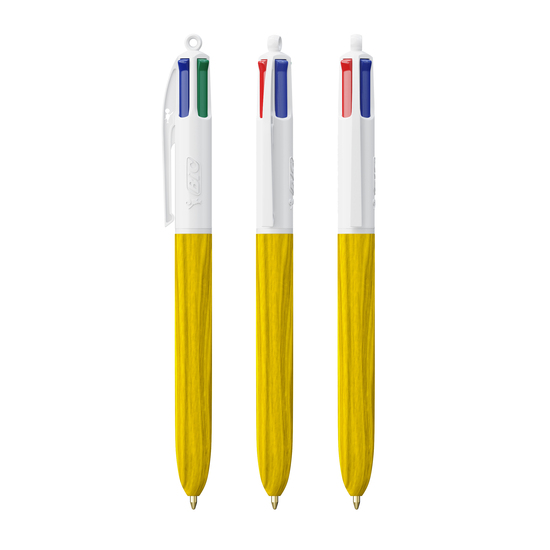 BIC® 4 Colours® Wood Style