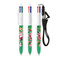 BIC® 4 Colours® ballpen + lanyard