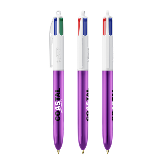 BIC® 4 Colours® Shine ballpen
