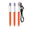 BIC® 4 Colours® Fine with lanyard ballpen