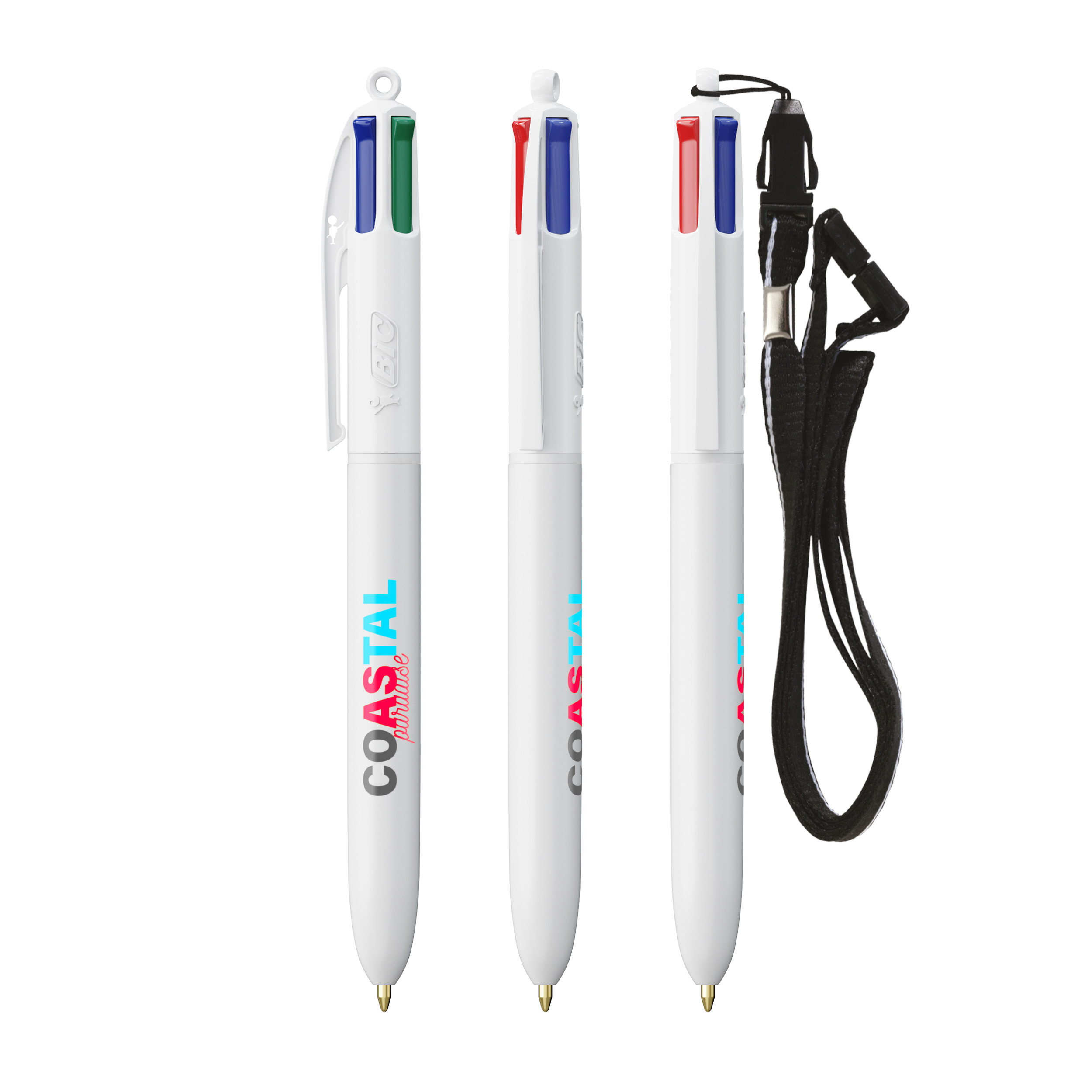 BIC® 4 Colours® ECO + lanyard