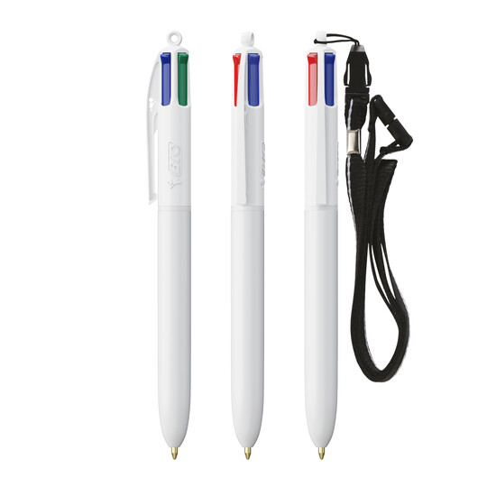 BIC® 4 Colours® ECO + lanyard