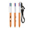 BIC® 4 Colours Shine mit Lanyard-Kugelschreiber