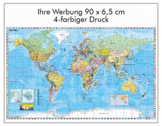 Weltkarte, politische Darstellung